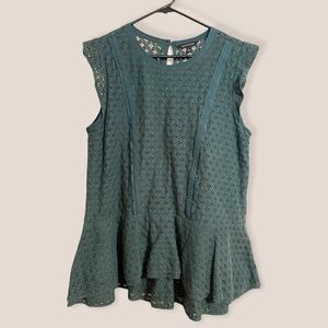 Banana republic green top
